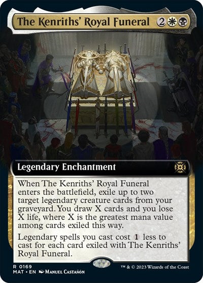 The Kenriths' Royal Funeral (Extended Art) (March of the Machine: The Aftermath) Light Play Foil