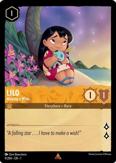 Lilo - Making a Wish (The First Chapter) Near Mint Cold Foil