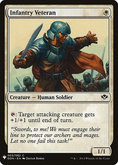 Infantry Veteran (Mystery Booster) Near Mint