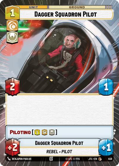 Dagger Squadron Pilot (Hyperspace) (Jump to Lightspeed) Near Mint