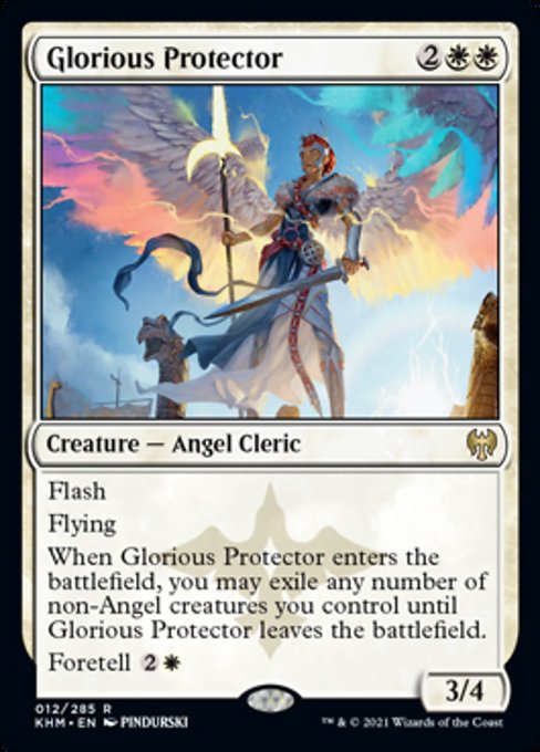 Glorious Protector (Kaldheim) Light Play Foil