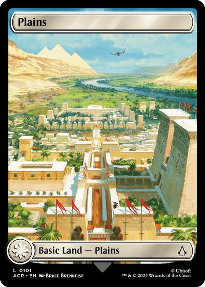 Plains (0101) (Universes Beyond: Assassin's Creed) Light Play Foil
