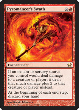 Pyromancer's Swath (Modern Masters) Light Play Foil