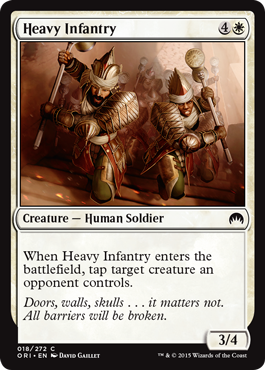 Heavy Infantry (Magic Origins) Medium Play Foil