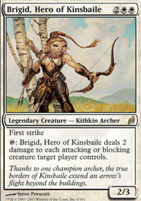 Brigid, Hero of Kinsbaile (Lorwyn) Light Play Foil