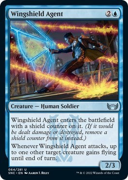 Wingshield Agent (Streets of New Capenna) Light Play