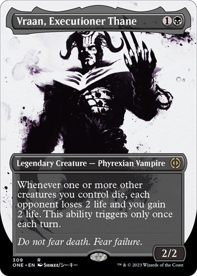 Vraan, Executioner Thane (Showcase) (Phyrexia: All Will Be One) Light Play Foil