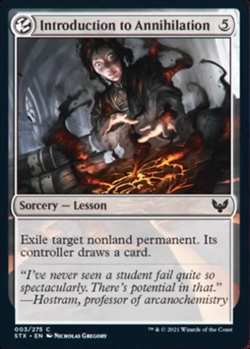 Introduction to Annihilation (Strixhaven) Medium Play Foil