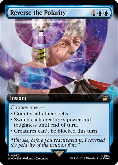 Reverse the Polarity (Extended Art) (Surge Foil) (Universes Beyond: Doctor Who) Near Mint Foil