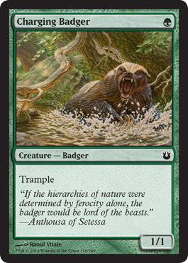 Charging Badger (Born of the Gods) Near Mint