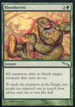 Bloodscent (Mirrodin) Medium Play Foil