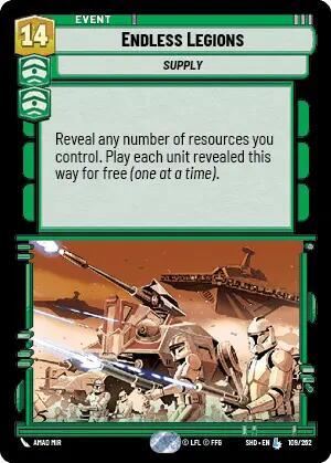 Endless Legions (Shadows of the Galaxy) Near Mint Foil