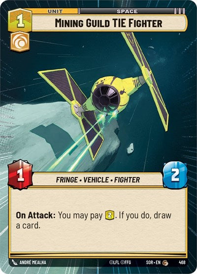 Mining Guild TIE Fighter (Hyperspace) (Spark of Rebellion) Near Mint Foil