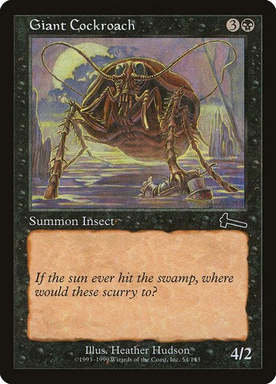 Giant Cockroach (Urza's Legacy) Medium Play