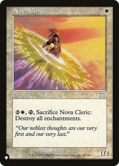 Nova Cleric (The List) Light Play