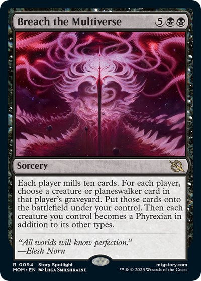 Breach the Multiverse (March of the Machine) Medium Play Foil