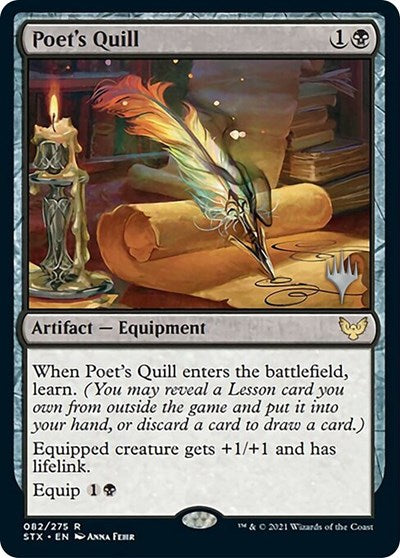 Poet's Quill (Promo Pack: Strixhaven) Near Mint Foil