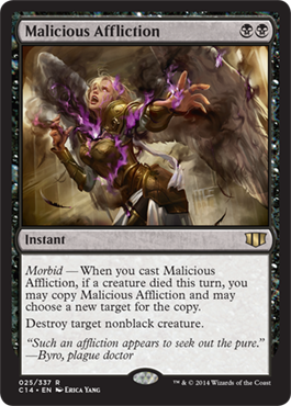 Malicious Affliction (Commander 2014 Edition) Near Mint