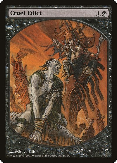 Cruel Edict (Promos: Magic Player Rewards) Medium Play