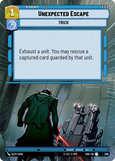 Unexpected Escape (Hyperspace) (Shadows of the Galaxy) Near Mint Foil