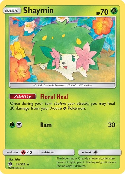 Shaymin (SM - Lost Thunder) Light Play Holofoil