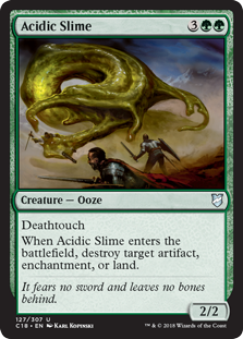 Acidic Slime (Commander 2018) Light Play