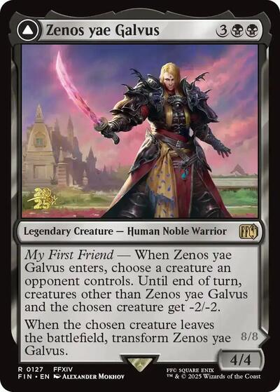 Zenos yae Galvus (Promos: Prerelease Cards) Light Play Foil