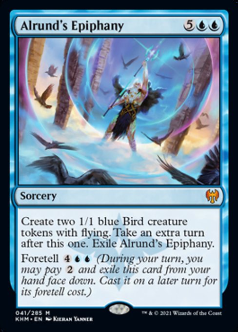 Alrund's Epiphany (Kaldheim) Light Play Foil