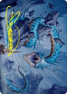Biolume Serpent Art Card (Gold-Stamped Signature) (Art Series: Innistrad: Crimson Vow) Near Mint