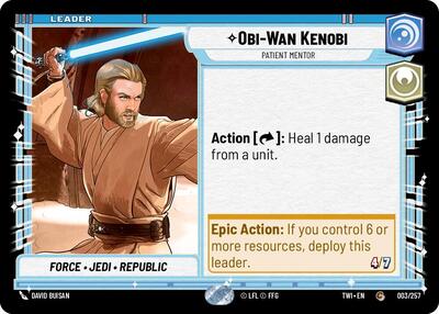 Obi-Wan Kenobi Patient Mentor (Twilight of the Republic) Near Mint