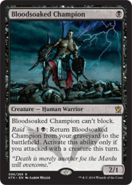 Bloodsoaked Champion (Khans of Tarkir) Light Play Foil