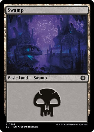Swamp (0397) (The Lost Caverns of Ixalan) Medium Play Foil