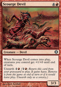Scourge Devil (Shards of Alara) Light Play Foil