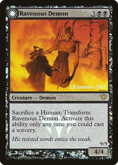 Ravenous Demon (Promos: Prerelease Cards) Heavy Play Foil