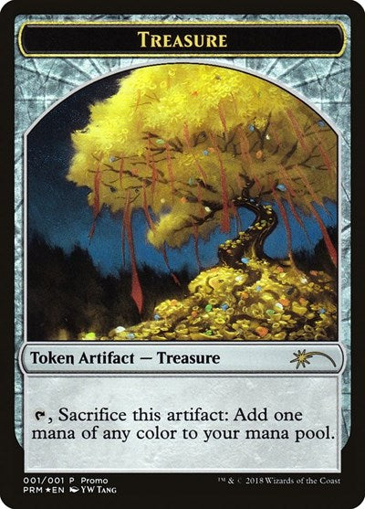 Treasure Token (2018 Lunar New Year Promo) (Promos: Unique and Miscellaneous) Medium Play Foil