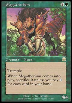Megatherium (Mercadian Masques) Medium Play