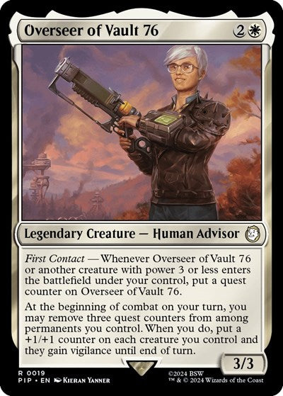 Overseer of Vault 76 (Universes Beyond: Fallout) Light Play Foil