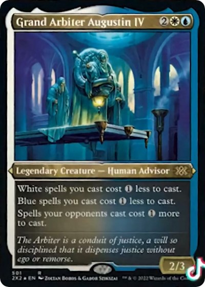 Grand Arbiter Augustin IV (Foil Etched) (Double Masters 2022) Near Mint Foil