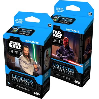 Legends of the Force Spotlight Deck Pair: Qui-Gon Jinn and Darth Maul