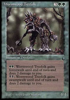 Wormwood Treefolk (The Dark) Light Play