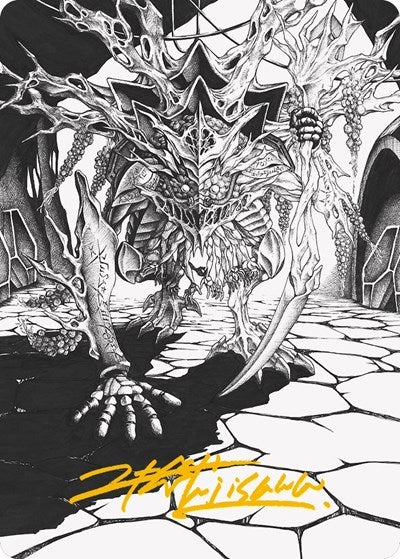 Thrun  Breaker of Silence Art Card  Gold Stamped Signature|0|0|0.00
