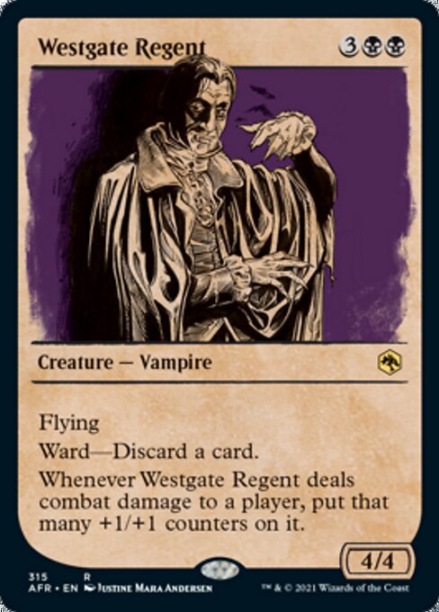 Westgate Regent (Showcase) (Adventures in the Forgotten Realms) Light Play Foil
