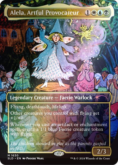 Alela, Artful Provocateur (1630) (Rainbow Foil) (Secret Lair) Near Mint Foil