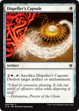 Dispeller's Capsule (Commander 2016 Edition) Light Play