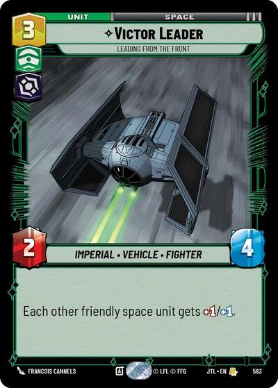 Victor Leader Leading from the Front (Foil) (Jump to Lightspeed) Near Mint Foil