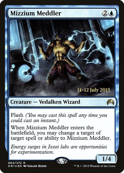 Mizzium Meddler (Promos: Prerelease Cards) Light Play Foil