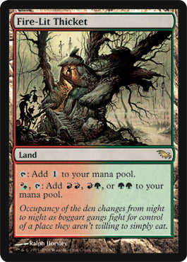 Fire-Lit Thicket (Shadowmoor) Medium Play Foil