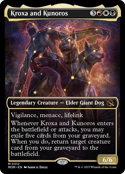 Kroxa and Kunoros (Showcase) (March of the Machine) Near Mint
