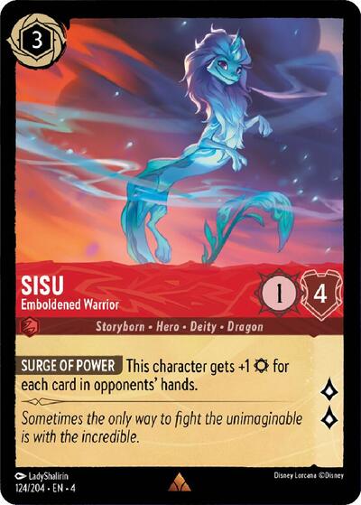 Sisu - Emboldened Warrior (Ursula's Return) Near Mint Cold Foil