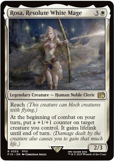 Rosa, Resolute White Mage (Universes Beyond: FINAL FANTASY) Near Mint